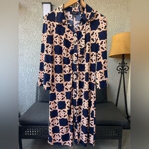 Laundry By Sheli  Segal Shirt Dress Belted